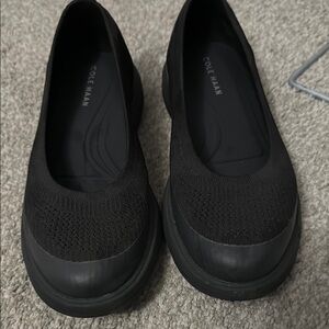 Cole Haan Women's Black Non Slip Safety Shoes. Made by Shoes for Crews.